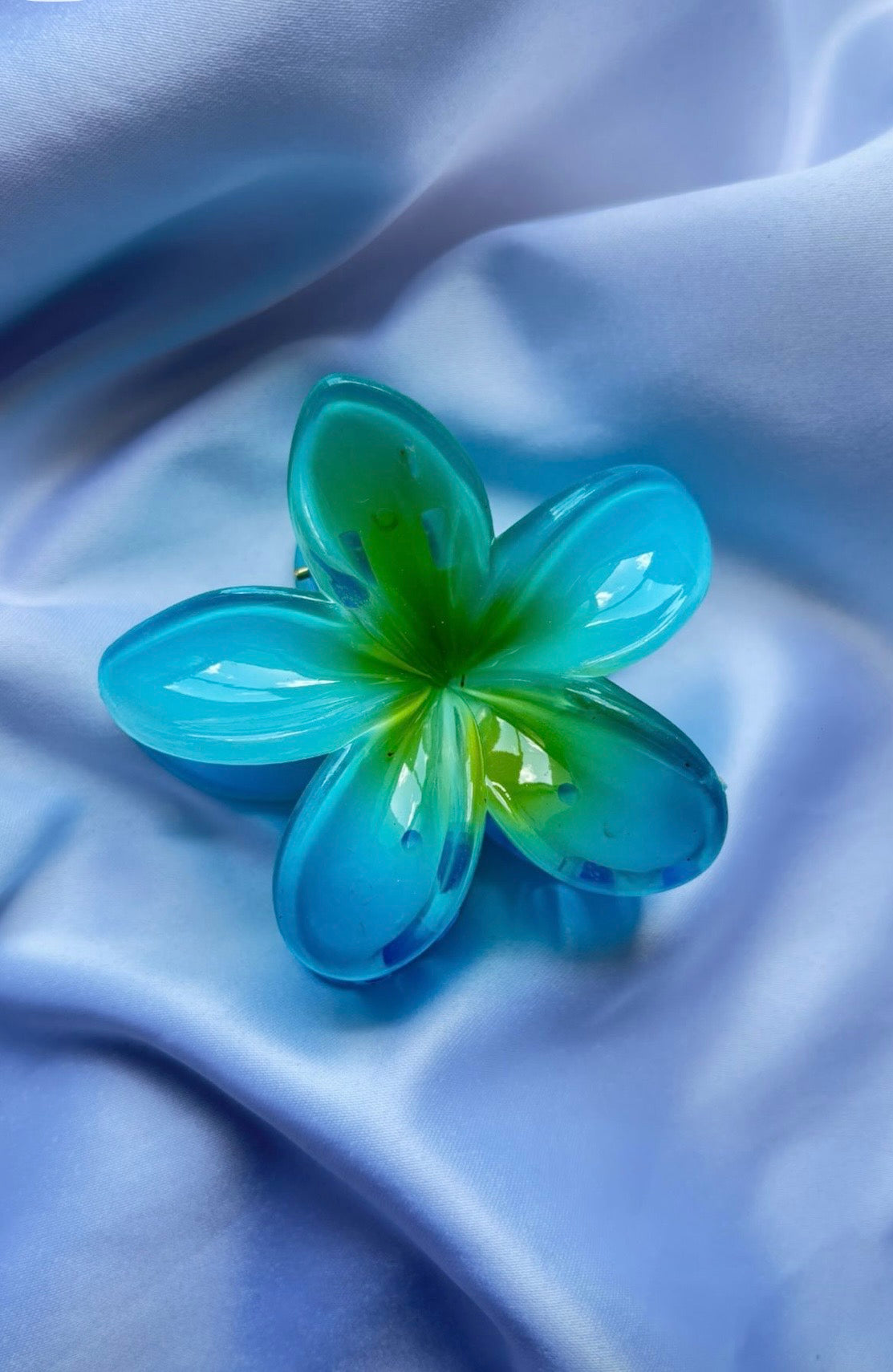 Plumeria -Hair Clip