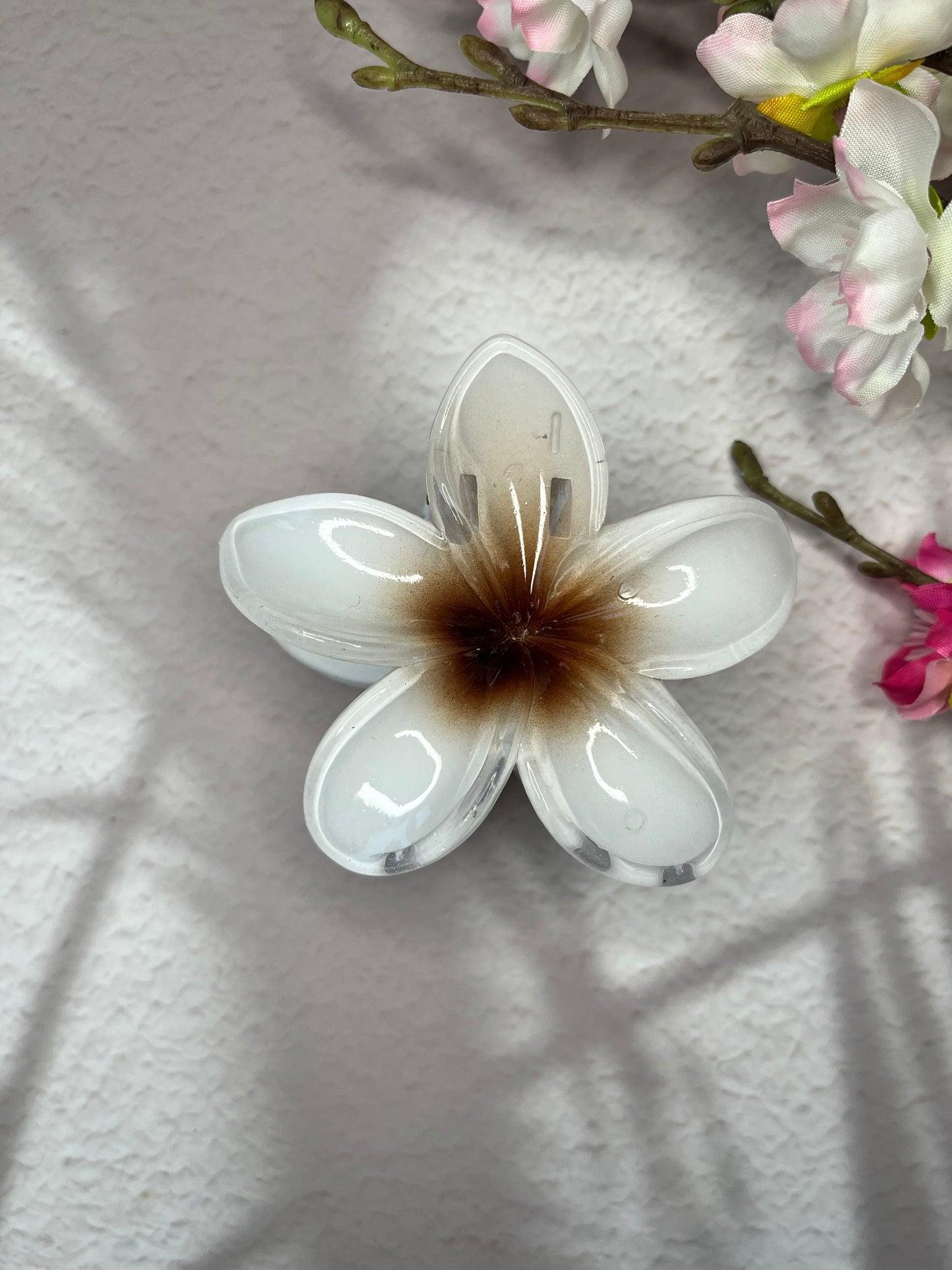 Plumeria - Hair Clip