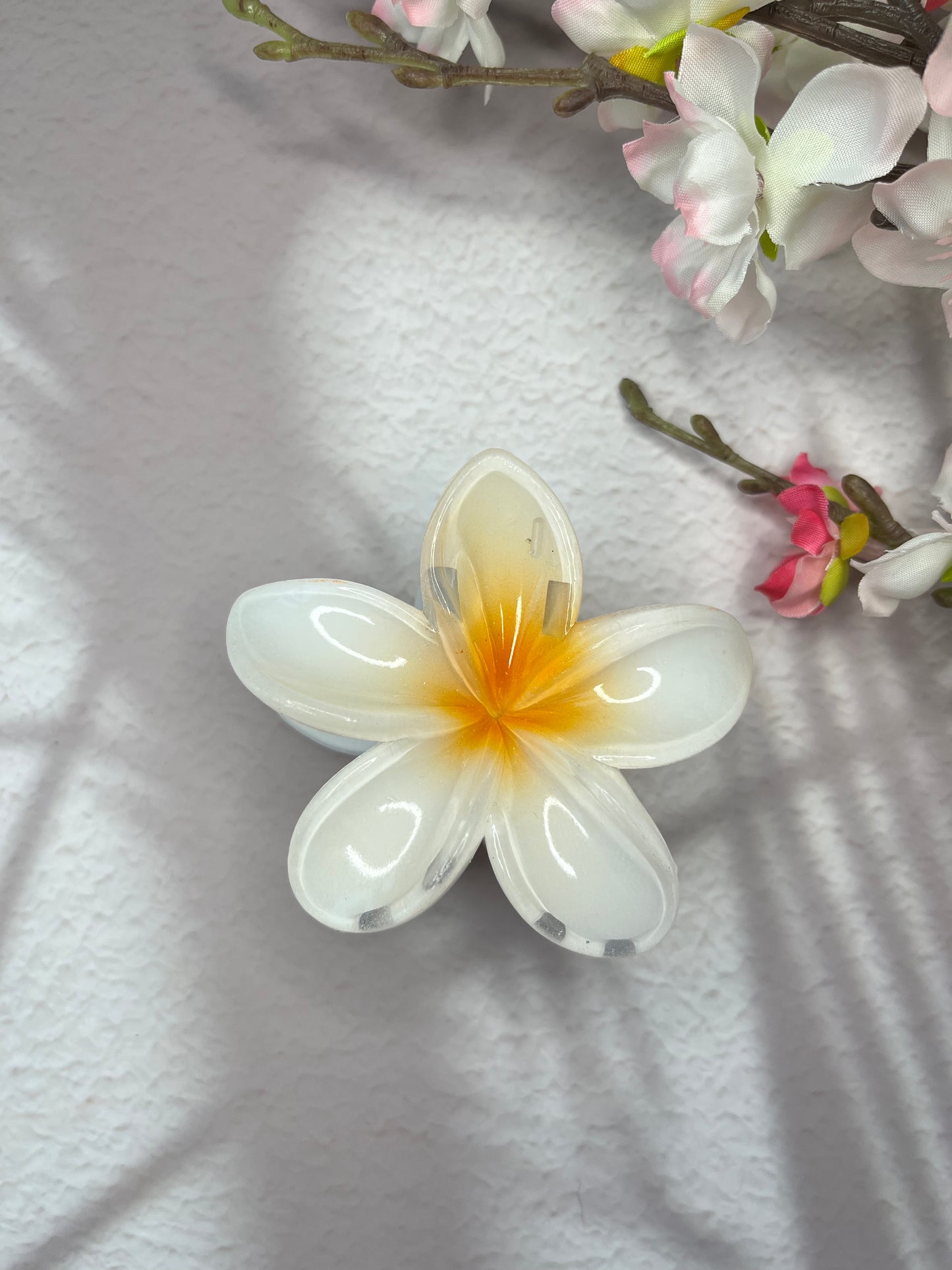 Plumeria - Hair Clip