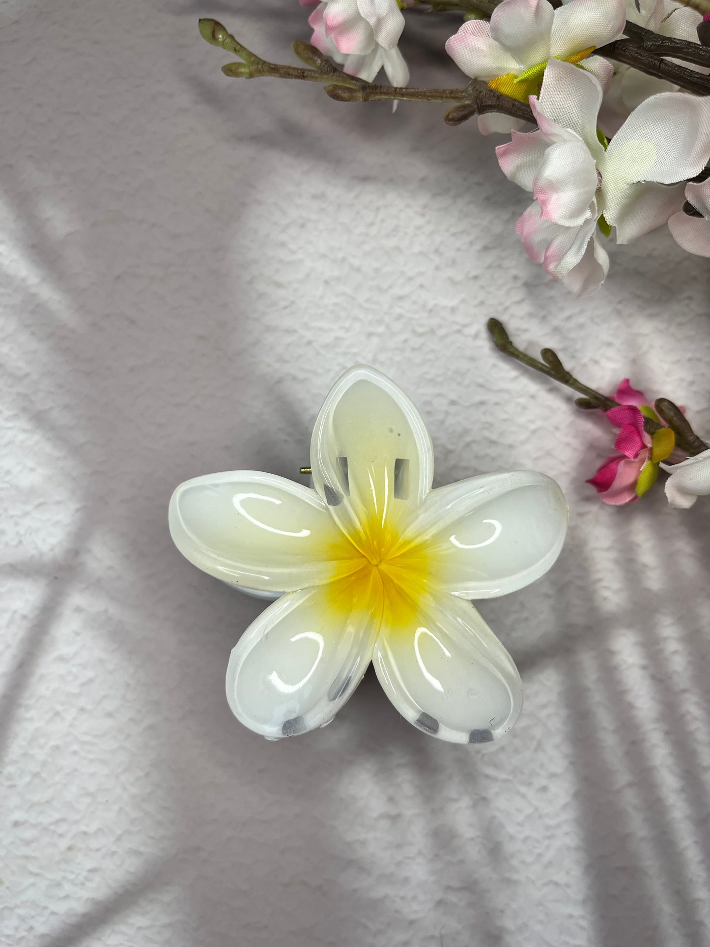 Plumeria - Hair Clip