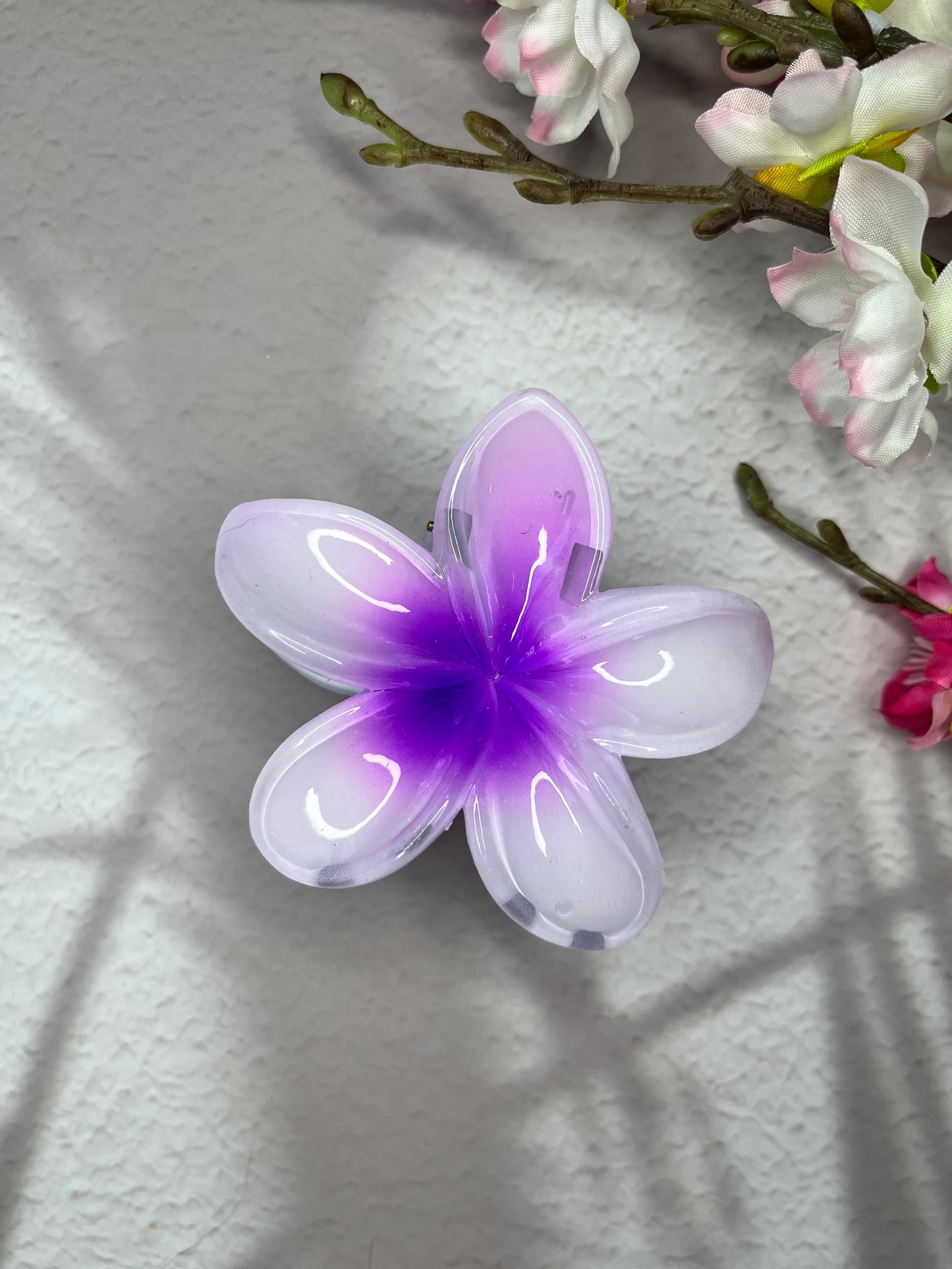 Plumeria - Hair Clip